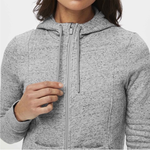 Figs on shift full zip hoodie size XS essential heather gray hoodie nurse wear - Picture 11 of 12